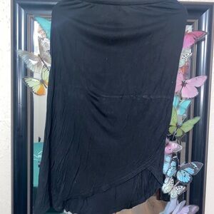 Hype Black Midi Skirt